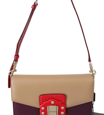 Dolce & Gabbana Exquisite LUCIA Leather Shoulder Bag