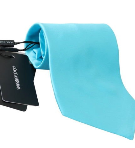 Dolce & Gabbana Stunning Light Blue Silk Men's Tie