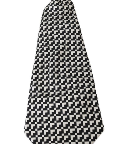 Dolce & Gabbana Elegant Black Patterned Silk Tie