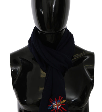 Dolce & Gabbana Elegant Virgin Wool Men's Scarf