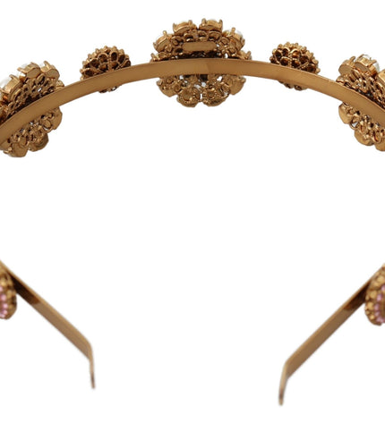 Dolce &amp; Gabbana Elegante copricapo con diadema di perle di cristallo