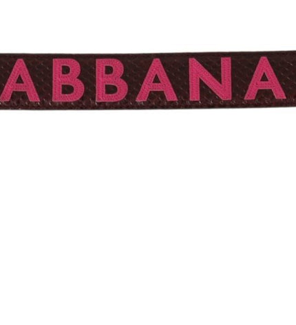 Dolce & Gabbana Exquisite Bordeaux Shoulder Strap Accessory