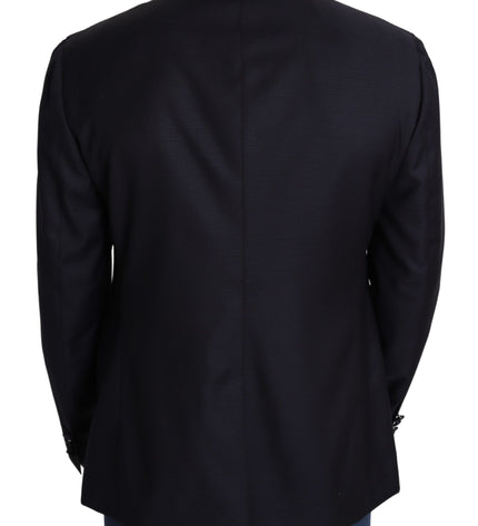 Dolce &amp; Gabbana Blazer da Uomo Elegante in Lana Vergine Nera