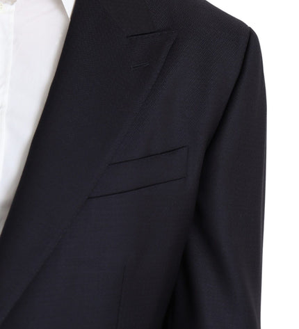 Dolce & Gabbana Elegant Black Virgin Wool Men's Blazer