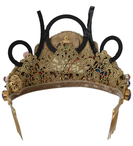 Dolce &amp; Gabbana Splendida tiara con diadema di cristallo - Oro multicolore