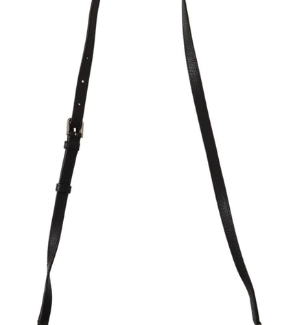 Dolce &amp; Gabbana Elegante Borsa a Tracolla in Pelle Nera