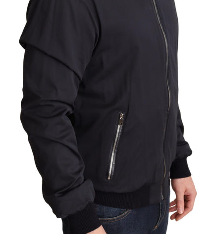 Dolce & Gabbana Elegant Silk Blend Bomber Jacket