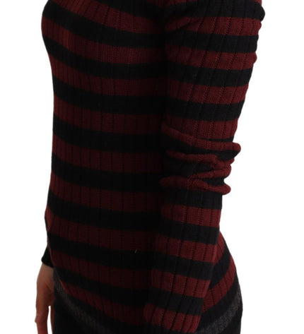 Dolce & Gabbana Chic Striped Wool-Cashmere Sweater