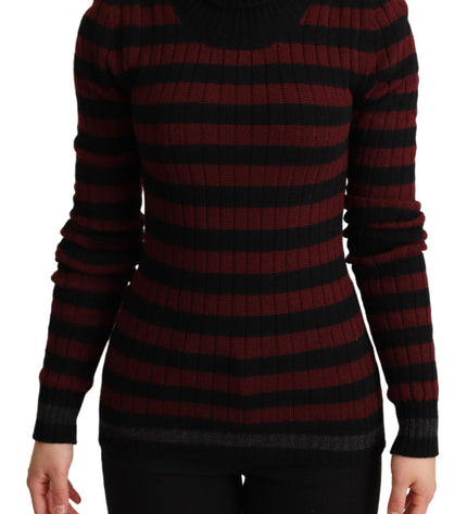 Dolce & Gabbana Chic Striped Wool-Cashmere Sweater