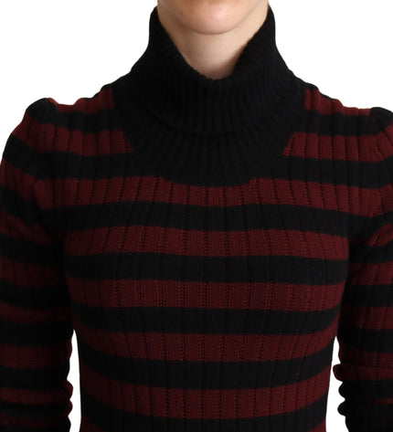 Dolce & Gabbana Chic Striped Wool-Cashmere Sweater