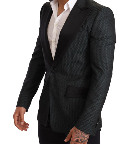 Giacca blazer slim fit Dolce &amp; Gabbana con fantasia elegante