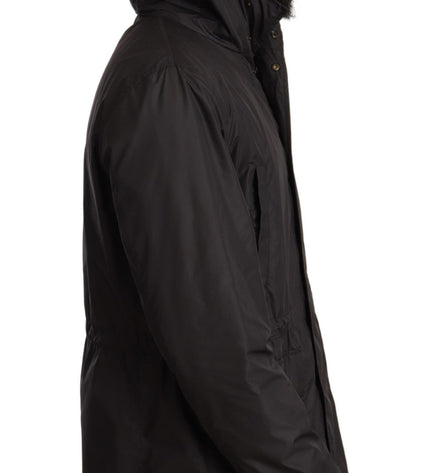 Dolce & Gabbana Elegant Black Hooded Blouson Jacket