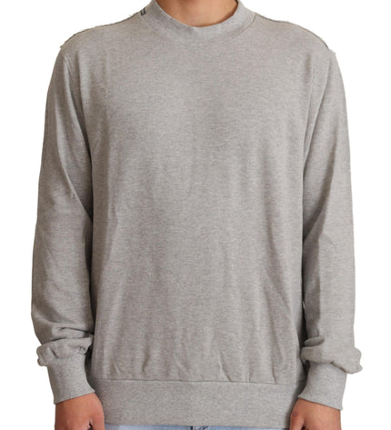 Dolce & Gabbana Sophisticated Gray Crewneck Sweater