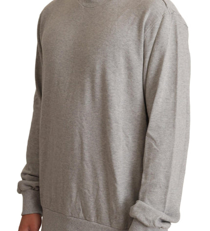 Dolce & Gabbana Sophisticated Gray Crewneck Sweater