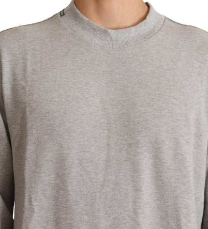 Dolce & Gabbana Sophisticated Gray Crewneck Sweater