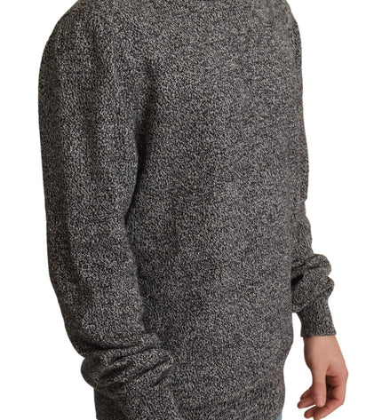 Dolce & Gabbana Elegant Gray Cashmere Turtleneck Sweater