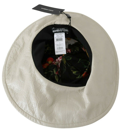 Dolce & Gabbana Elegant Beige Panama Cap - Timeless Fashion Accessory