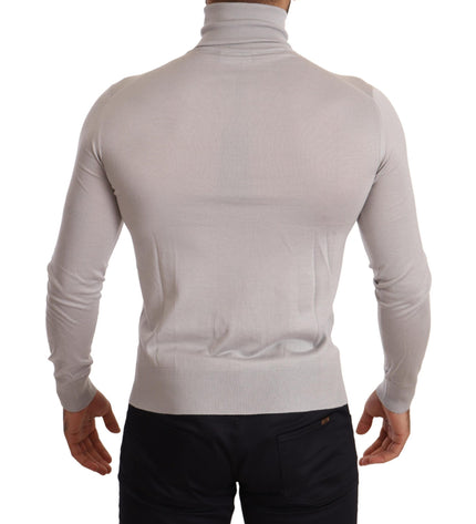 Dolce & Gabbana Elegant Cashmere-Silk Blend Turtleneck