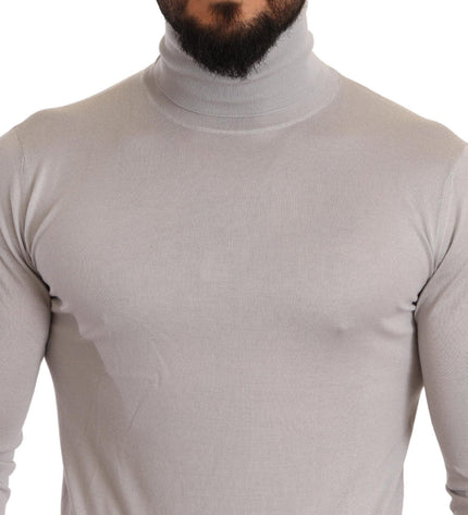 Dolce & Gabbana Elegant Cashmere-Silk Blend Turtleneck