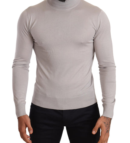 Dolce & Gabbana Elegant Cashmere-Silk Blend Turtleneck