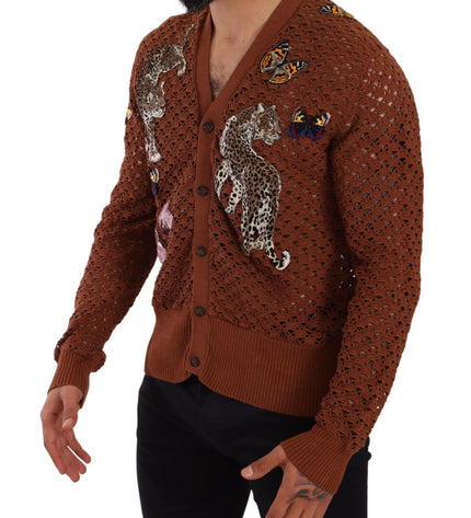 Dolce & Gabbana Refined Elegance Multicolor Embroidered Cardigan