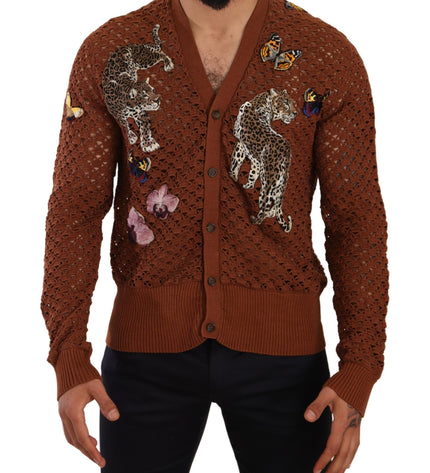 Dolce & Gabbana Refined Elegance Multicolor Embroidered Cardigan