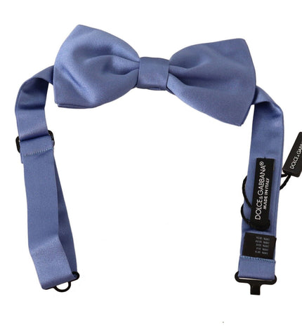 Dolce & Gabbana Elegant Purple Silk Bow Tie