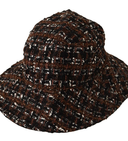 Dolce &amp; Gabbana Cappello a secchiello multicolor intrecciato elegante