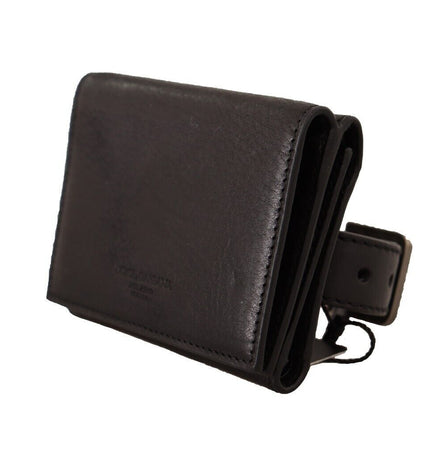 Dolce & Gabbana Elegant Trifold Leather Multi Kit Accessory