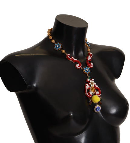 Dolce &amp; Gabbana Collana Statement in cristalli multicolori