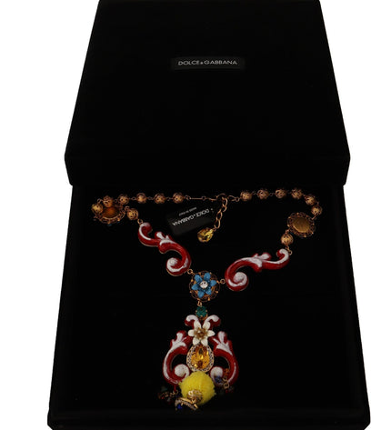 Dolce &amp; Gabbana Collana Statement in cristalli multicolori