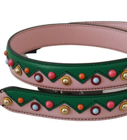 Dolce & Gabbana Elegant Multicolor Leather Shoulder Strap