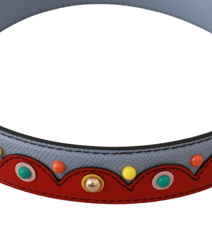 Dolce & Gabbana Elegant Multicolor Leather Shoulder Strap