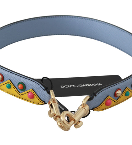 Dolce & Gabbana Multicolor Leather Shoulder Strap Accessory