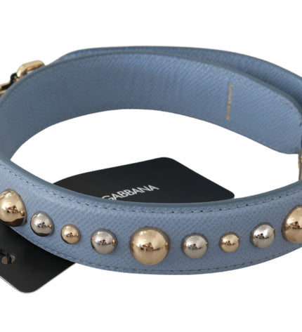 Dolce & Gabbana Elegant Blue Leather Shoulder Strap