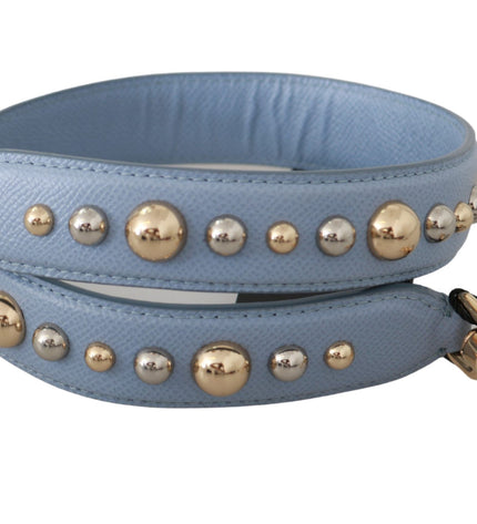 Dolce & Gabbana Elegant Blue Leather Shoulder Strap