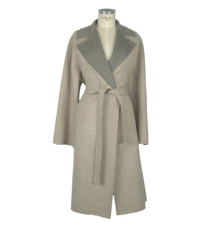 Made in Italy Elegant Italian Virgin Wool Coat