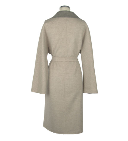 Made in Italy Elegant Italian Virgin Wool Coat