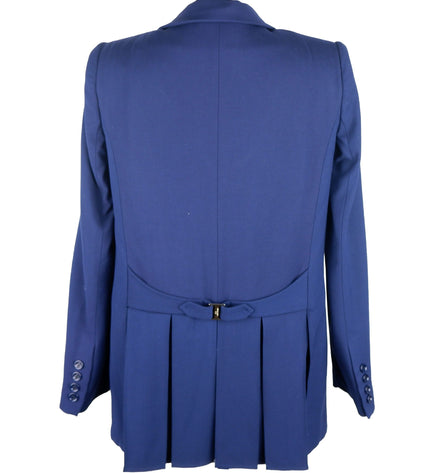 Elisabetta Franchi Elegant Blue Front-Open Jacket