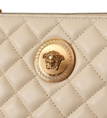 Borsa tote Versace elegante in nappa trapuntata