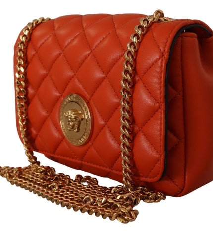 Borsa a tracolla Versace elegante in pelle nappa rossa