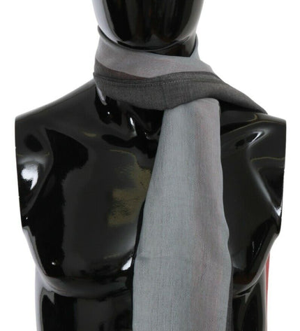 Dolce & Gabbana Elegant Gray Italian Cotton Scarf