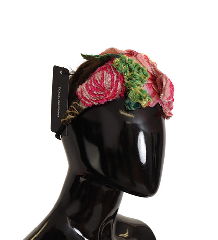 Dolce & Gabbana Multicolored Sequined Diadem Headband