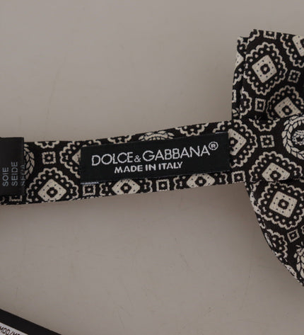 Dolce &amp; Gabbana Zarif Siyah İpek Papyon