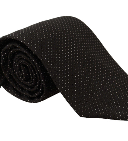 Dolce & Gabbana Elegant Polka Dot Silk Bow Tie