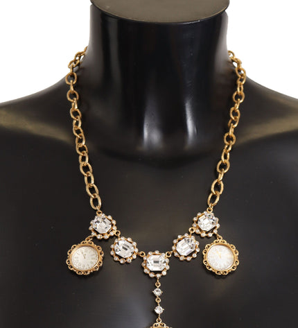 Dolce & Gabbana Elegant Timekeeper Statement Necklace