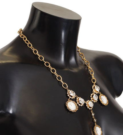 Dolce & Gabbana Elegant Timekeeper Statement Necklace