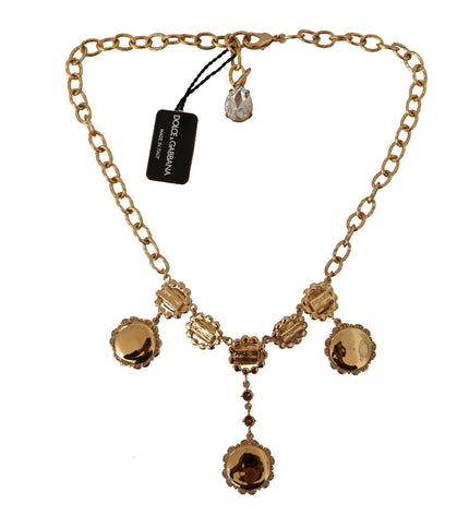 Dolce & Gabbana Elegant Timekeeper Statement Necklace