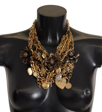 Dolce & Gabbana Sicilian Glamour Gold Statement Necklace