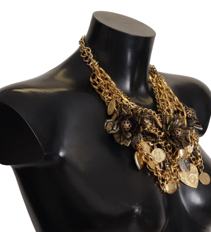 Dolce & Gabbana Sicilian Glamour Gold Statement Necklace